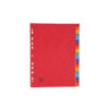 intercalaire multicolore alphabétique 20 onglets