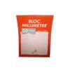 Bloc de papier millimétré 210x310mm 80g- 50 feuilles-FENICIA