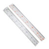 Règle plate blanche en plastique écriture couleur 30cm-ARK