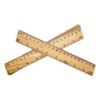 Règle plate en bois 20 cm