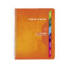 Cahier de texte spiral calligraphe ligne 7000 grands carreaux 100 pages