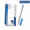 Boite de 10 stylos à bille Staedtler Stick 430 M