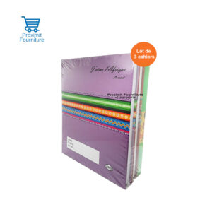Lot-de-3-cahiers-cartonnes-de-300-pages-j-aime-l-Afrique