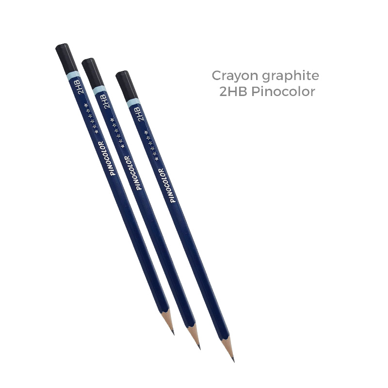 Qiilu Crayon graphite scolaire 10pcs Crayons Graphite avec Gomme Crayon  d'Écriture de Peinture de Dessin en Bois(2B ) - Cdiscount Beaux-Arts et  Loisirs créatifs
