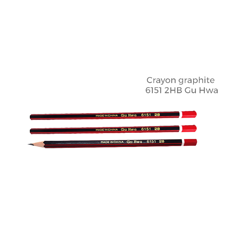 iP-BURO  CRAYON GRAPHITE HB EMBOUT GOMME