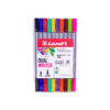 Etui de 10 stylos feutres Luxor Dual Writter