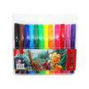 Pochette de 12 feutres de coloriage gros bout-coloris assortis-Color'pens