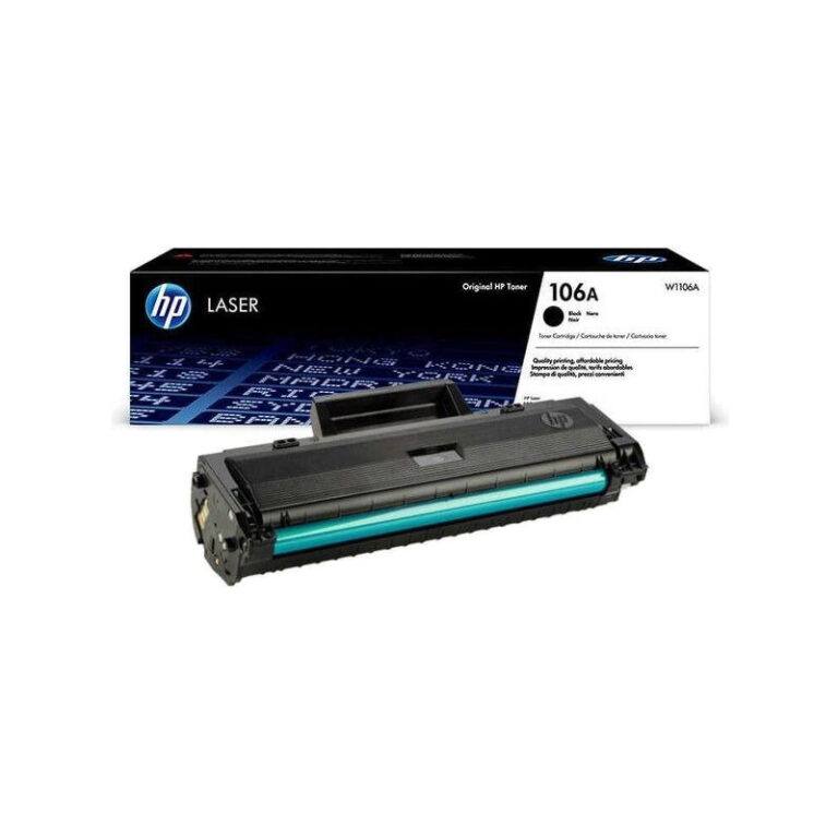 Cartouche authentique Toner HP 106A W1106A Noir (Imprimantes HP Laser 107/135/137)