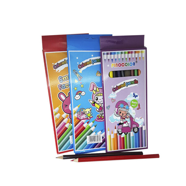 Crayon de couleurs de 12 grand modèle-Lauréat