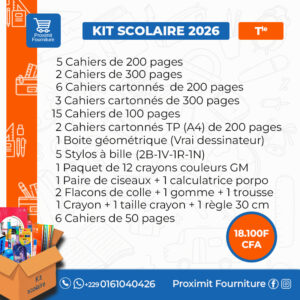 Kit scolaire Tle