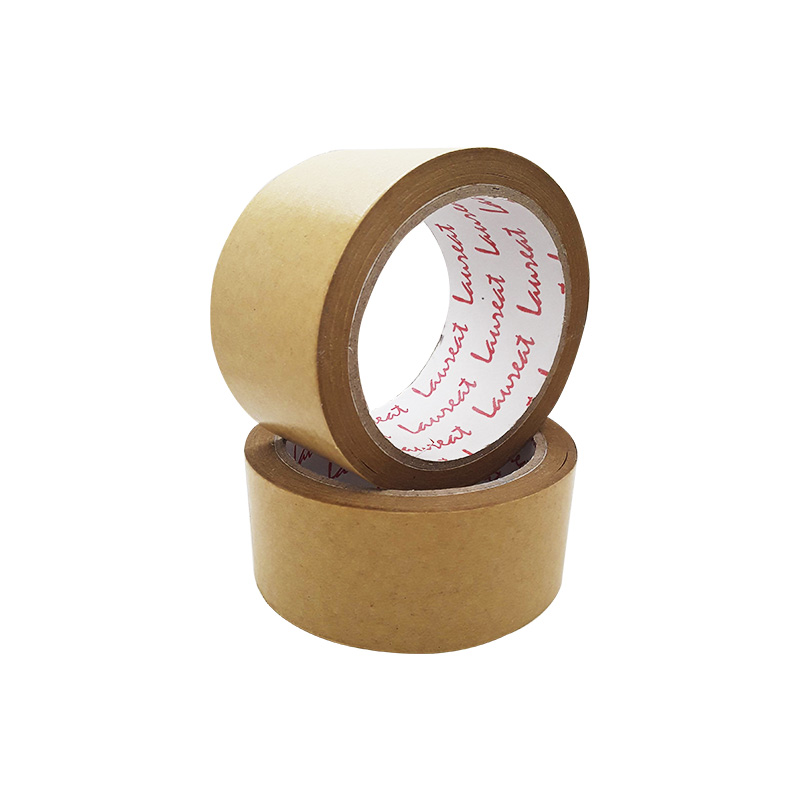 Ruban d'emballage KRAFT, adhésif en caoutchouc de 48 mm x 50 m, couleur  marron.