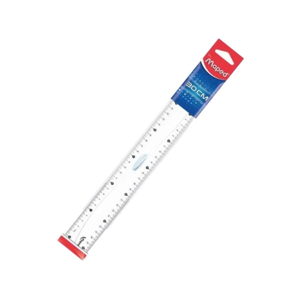 Regle-triple-decimetre-30-cm-plastique-avec-poignee-Maped