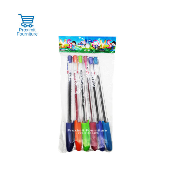 Sachet-de-5-stylos-couleurs-pointe-1mm-TrioPlus