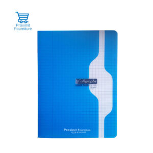 Cahier-96-pages-21-x297-Grands-carreaux-A4-couverture-plastique-Ligne-7000-Calligraphe