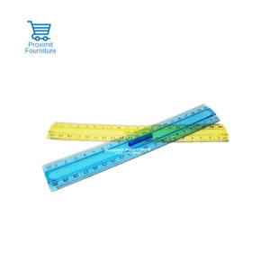 Regle-en-plastique-double-decimetre-20-cm-avec-poignee-Ref-AV-3100B