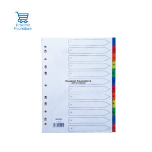 Intercalaire-numerique-12-positions-multicolores-plastique-souple-Gowin