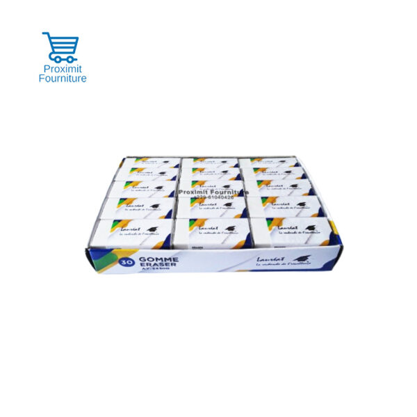 Paquet-de-30-gommes-blanches-AY-3430B-Laureat