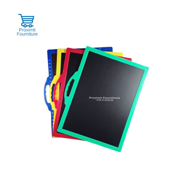 Ardoise-en-bois-GM-bord-plastique-29x21.5-cm-avec-inscriptions-et-support