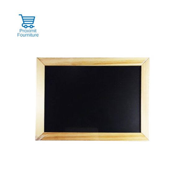 Ardoise-en-bois-naturelle-27x20-cm-avec-accessoires-craie-effaceur